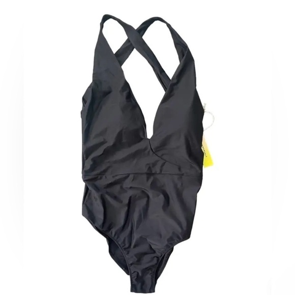 Summersalt sz 12 deep dive plunge one pieces black bathing suit great condition - Picture 5 of 8